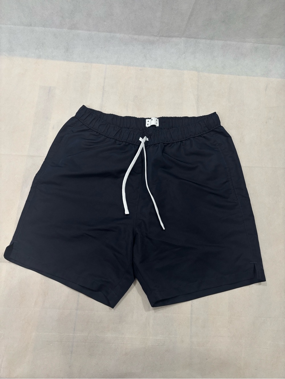 ASKET Men’s Swim Shorts Medium Navy Blue Mesh Lined Portugal
